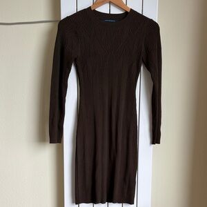 French Connections Bodycon Sweater Short Dress